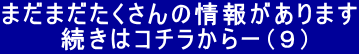 まだまだたくさんの情報があります 続きはコチラからー(9)