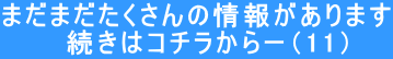 まだまだたくさんの情報があります 続きはコチラからー(11)