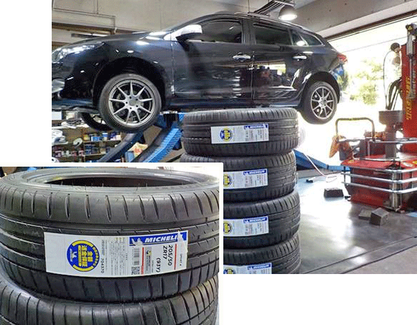 ルノー　メガーヌエステートのタイヤ交換　選んだタイヤは、ミシュランのPS4です