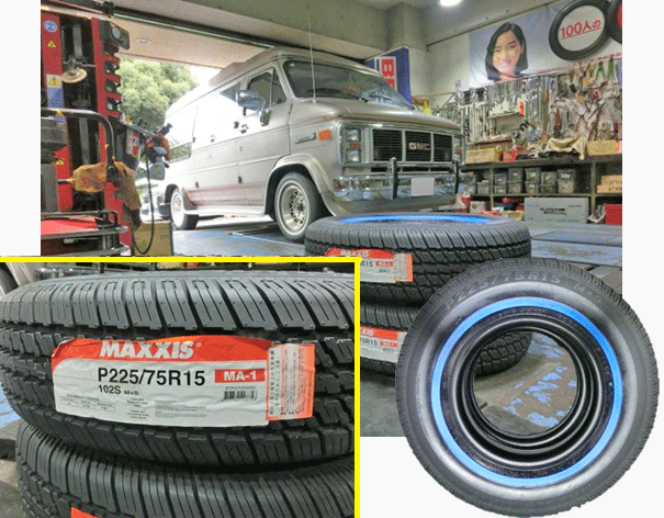 GMC　バンデューラのタイヤ交換