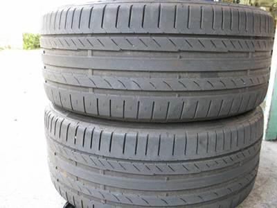 ルノー・メガーヌのタイヤ交換　選んだタイヤは、コンチネンタルのスポーツコンタクト5でした