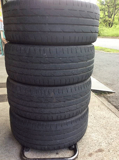 フォルクスワーゲンゴルフ7.5Rのタイヤ交換　選んだタイヤは、ミシュランのパイロットスポーツ5でした