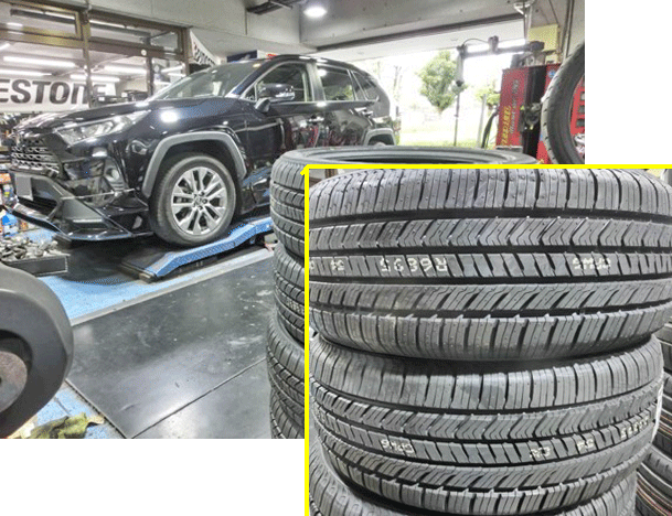 トヨタ・RAV4のタイヤ交換　選んだタイヤは、ヨコハマのジオランダーX-CVでした