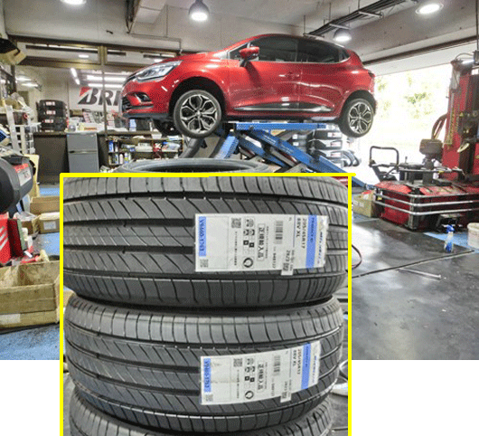 ルノー・ルーテシアのタイヤ交換　選んだタイヤは、ミシュランのプライマシー4プラスでした